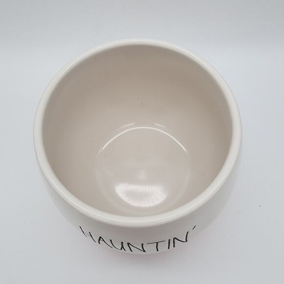 Rae Dunn Halloween Ghostin' Ceramic Ghost Planter White Artisan Collection 5x5" - Picture 5 of 10